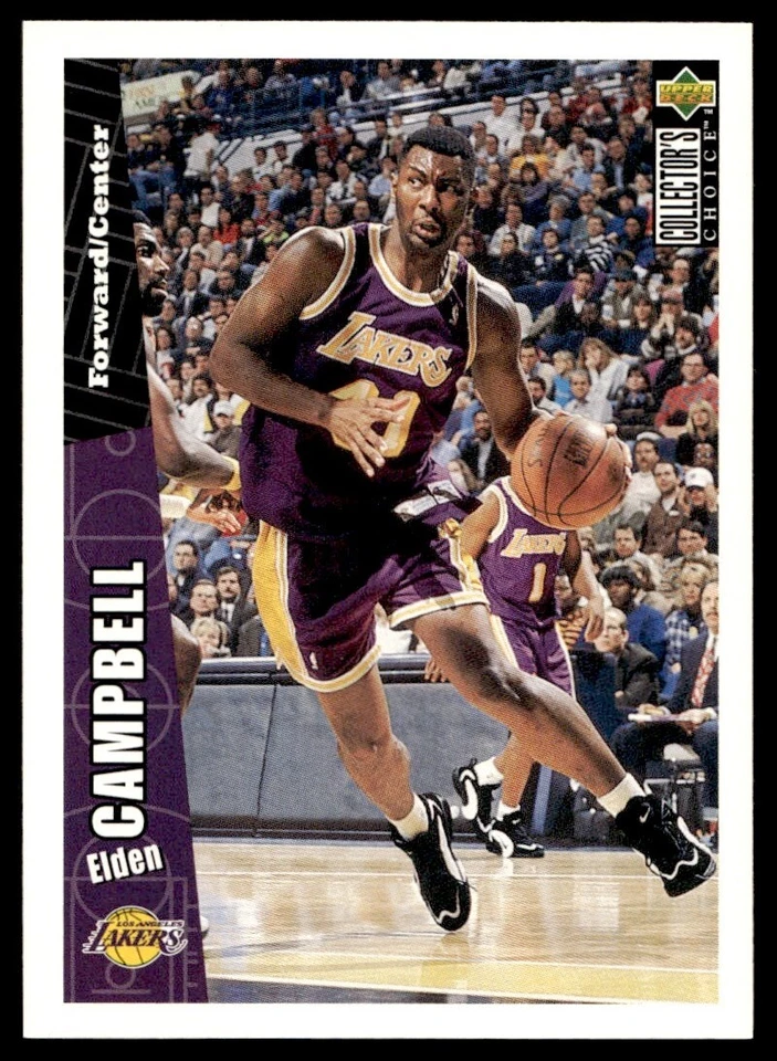 1996-97 Collector's Choice Elden Campbell Los Angeles Lakers #268 - Image 1 of 2