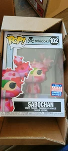 2021 SDCC EXCLUSIVE SUMMER FUNKON FUNKO POP VINYL TOKIDOKI SABOCHAN SHARED # 102 - Picture 1 of 1