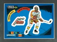 1997-98  Collector's Choice Stick-ums.   Henric Sedin.  #S10.    Sweden