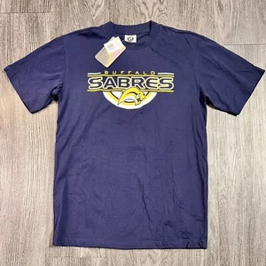 Buffalo Sabres NHL T-Shirt Men’s Medium Navy Tee NWT Hockey Fan Gear Shirt - Picture 1 of 1