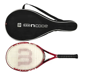 Wilson Nano Carbon Pro Tennis Racquet 110 Sq In 4 1/4 Volcanic Grip 9.9oz, Cover - Picture 1 of 12