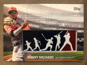 2018 Topps MANNY MACHADO #PWP-MM - Players Weekend Logo Patch Card - A203 - Picture 1 of 2