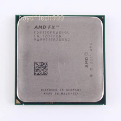 AMD FX-8120 FD8120FRW8KGU 8 Core 3.1GHz Socket AM3+ Processor  CPU - Image 1 of 4