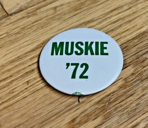 Senador Ed Muskie 1972 para presidente - Muskie '72 botón #2 - Imagen 1 de 2