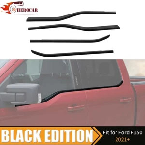 Exterior Car Window Bottom Sill Trim Decor Strips For Ford F150 2021+Accessories - Picture 1 of 8