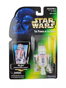 Star Wars Power of the Force R5-D4 mit Missle Launcher Green Card - Bild 1 von 2