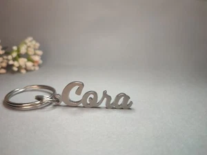 Cora Personalized Stainless Steel Gift Car Keychain - Picture 1 of 5