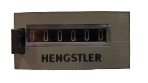 6 Digit, Pushbutton Reset, 24VDC, Totalizing Counter, Danaher Hecon G0 404 165-4 - Picture 1 of 4