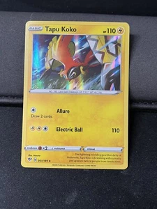 Holo Tapu Koko 061/189 Rare Darkness Ablaze Pokemon TCG NM - Picture 1 of 2