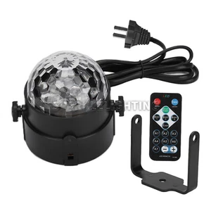 7 Color Magic RGB Ball Light with Remote Party DJ Disco Club KTV LED Mini Lamp - Picture 1 of 8