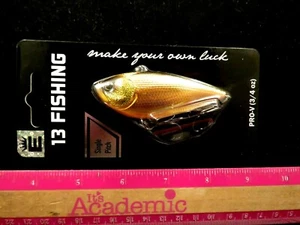 Manivela sin labios Golden Retriever 13 Fishing Pro-V de un solo paso 3/4 oz E-PVSP34-GR  - Imagen 1 de 8