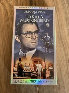 To Kill A Mockingbird (VHS, Widescreen Edition) Gregory Peck, Harper Lee - Picture 1 of 3