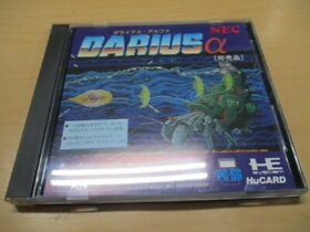 Darius Alpha PC Engine NEC HuCard PCE Very Rare