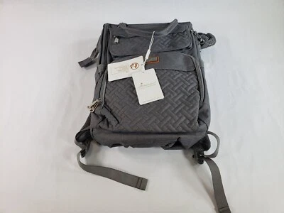 BabbleRoo Diaper Bag Backpack Multi Function Tote With Changing Pad Dark Gray - Image 1 of 4