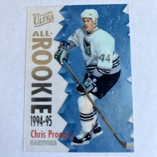 Chris Pronger 1994-95 Fleer Ultra All Rookie #7 Hartford Whalers