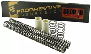 Progressive Drop In Front Fork Lowering Springs Kit 88-08 Harley Sportster 36550 - Foto 1 di 1