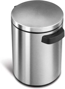 NINESTARS DZT-5-1S Automatic Touchless Infrared Motion Sensor Trash Can - Steel - Picture 1 of 5