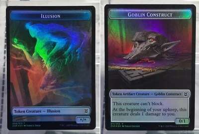 Magic - Illusion/Goblin Construct - Foil/Token - Zendikars Erneuerung: Extras EN - Bild 1 von 3