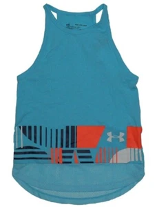UNDER ARMOUR GIRLS SIZE X-SMALL NEW BLUE TANK TOP RARE - Picture 1 of 6