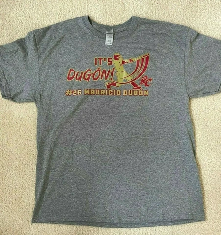 Sacramento River Cats MAURICIO DUBON "It's Dugon" T-Shirt SF Giants - XLarge NEW Cover