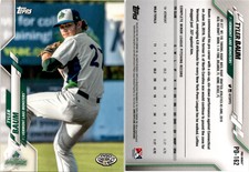 Tyler Baum 2020 Topps Pro Debut Baseball Card PD-162  Vermont Lake Monsters