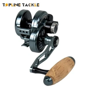 Mulinello da Pesca in Acqua Salata Full Metal Slow Jigging 6.3:1 32Kg Max Drag Series - Foto 1 di 6