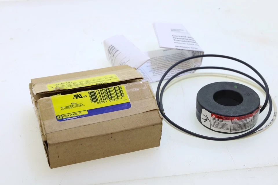SQUARE D 2NR-101 Current Transformer 100:5 Ratio, 09858,New in Box - Image 1 of 1