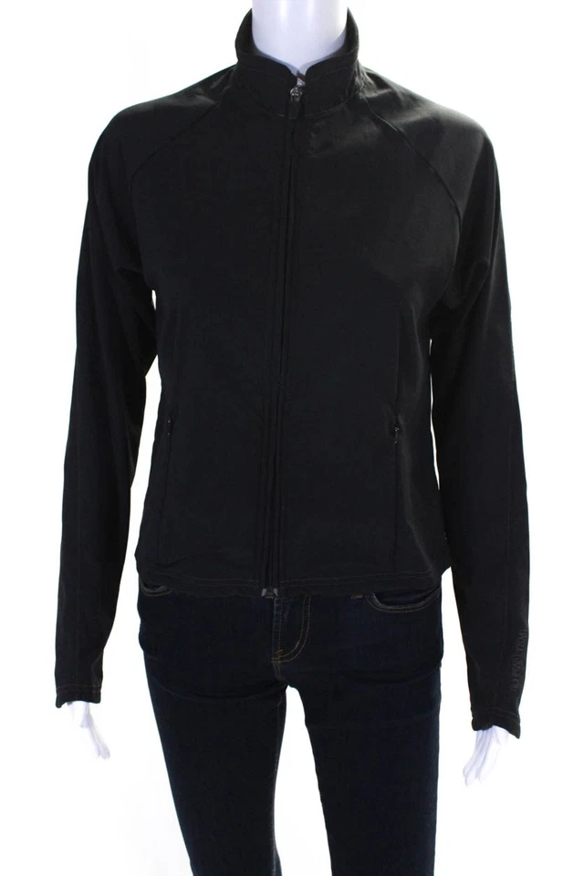 Pearl Izumi женщин насмешливый шеи полный молнии Activewear куртка черный размер S - Изображение 1 из 4