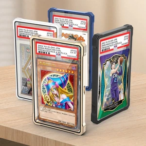 Metal PSA/BGS Mag Slab Bumper Magnetic Case Aluminum UV Resistant Graded Cards - Picture 1 of 17