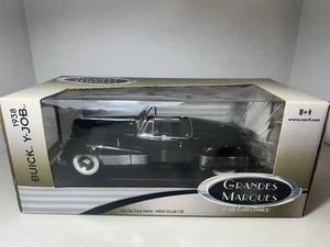 Vintage 1938 Buick Y-JOB Grandes Marques 1/18 scale black diecast car by ERTL - Picture 1 of 12