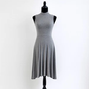 Vestido Maeve Anthropologie Jersey Tejido Calce y Acampanado Mujer Pequeño Gris Elástico - Imagen 1 de 10