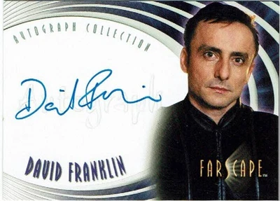 Farscape Season 4 Autograph Card Auto A25 David Franklin as Lt. Braca - Image 1 of 2