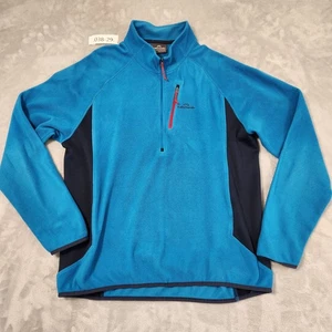 Kathmandu Jumper Mens XL BLUE POLYESTER Quarter Zip Fleece Walking Hiking WARM - Bild 1 von 12