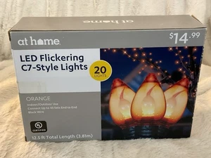 At Home 20 LED Halloween Light Set C7-Style Indoor Outdoor Home String Lights - Picture 1 of 4
