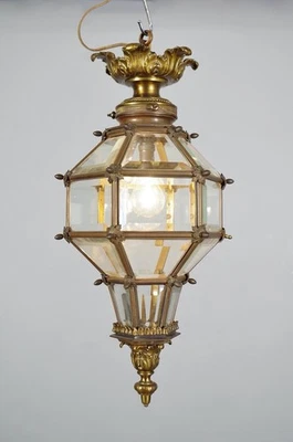 Regency style bronze lantern - Image 1 of 4