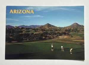Arizona is Home to Many World Famous Golf Courses Postcard Aerial View Unposted - Picture 1 of 2