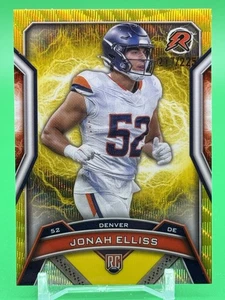 Jonah Elliss 2024 Topps Resurgence Yellow Surge 217 /225 Refractor (RC) FREE S&H - Picture 1 of 9