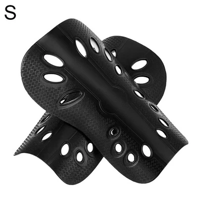 Adult Kids Soccer Shin Guards Removable Insert Impact Resistant ABS C1N7 - Image 1 of 4