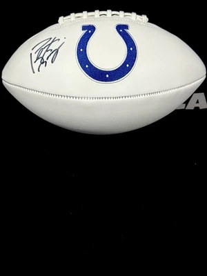 Peyton Manning Signed Football Indianapolis Colts QB JSA Certified - Image 1 of 2