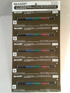 SHARP Plotter-Stifte EA-850C orig. 4 Farb-Stiftsatz zu Sharp CE-150 Drucker NEU! - Zdjęcie 1 z 8