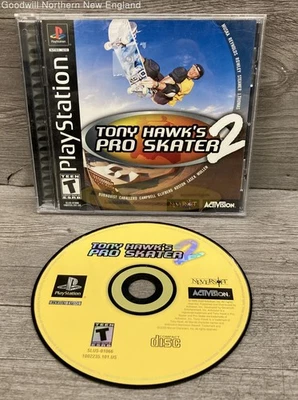 Tony Hawk's Pro Skater 2 Sony PlayStation 2 Game IOB com Manual e Reg Testado Funciona - Imagem 1 de 4