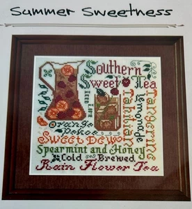 Tenting Tangles Designs DULZURA DE VERANO patrón de punto de cruz ~ Deborah A. Dick - Imagen 1 de 3