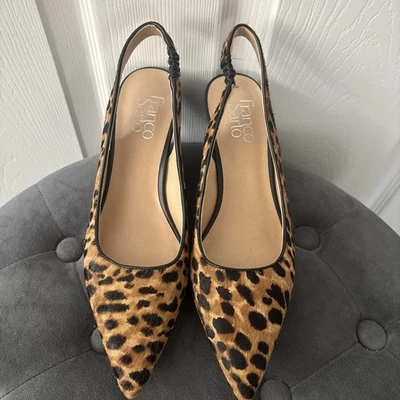Zapatos de salón Franco Sarto para mujer leopardo Aberdeen 2 talla 8 (F9B-2327) Foto 1 de 4