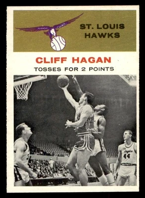 1961 Fleer Basketball #53 Cliff Hagan (In Action) NM/MT *e1 - Image 1 of 2