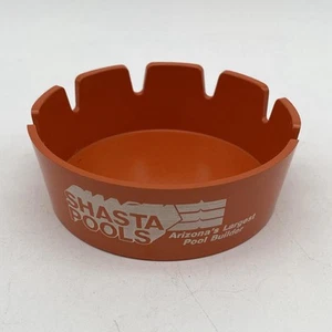 Vintage Advertising Ashtray Orange BAKELITE Shasta Pools Arizona - Picture 1 of 7