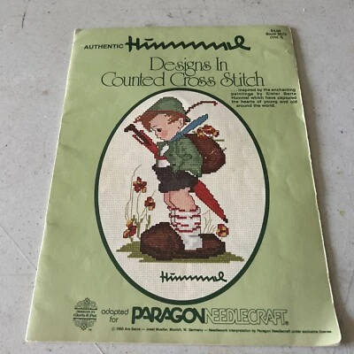 Hummel Designs In Cross Stitch Pattern. Vintage OOP - Image 1 of 2