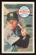 1970 KELLOGG'S BOBBY MURCER 60 EXMT BASEBALL NEW YORK YANKEES