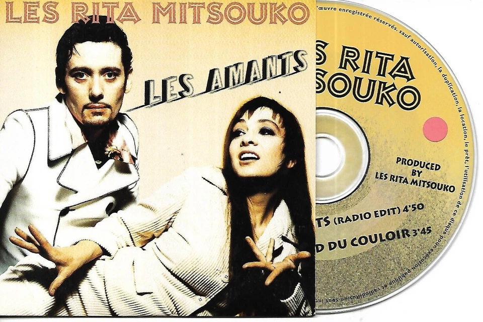 CD CARTONNE CARDSLEEVE 2 TITRES LES RITA MITSOUKO LES AMANTS DE 1994 - Photo 1/1