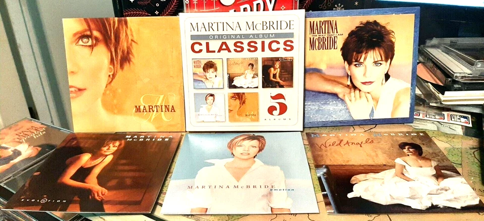 MARTINA McBRIDE (5) ORIGINAL ALBUMS CD BOX SET ~ INDEPENDENCE DAY ~ WILD ANGELS — 第 1/4 张图片