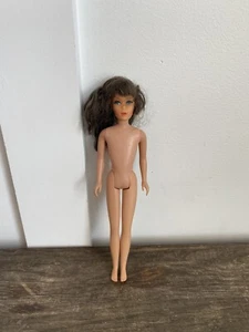 Vintage Skipper Doll 1963 Straight Leg Body Brunette Japan With Barbie Head - Picture 1 of 11